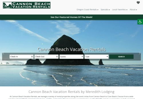 Cannon Beach Vacation Rentals capture - 2024-01-15 01:29:40