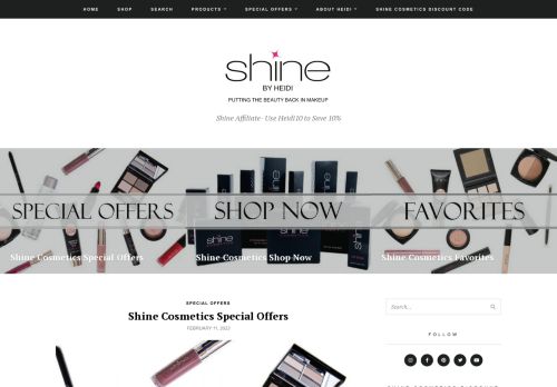 Shine Cosmetics capture - 2024-01-15 05:19:56