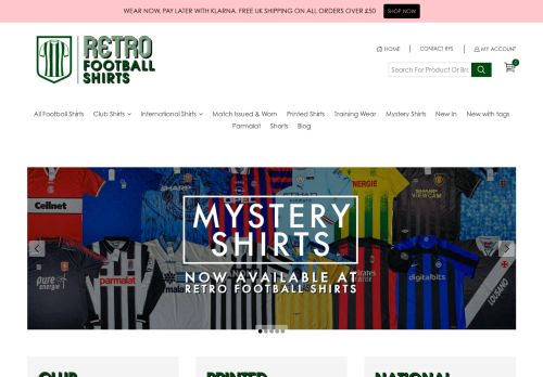 Retro Football Shirts capture - 2024-01-15 06:26:51