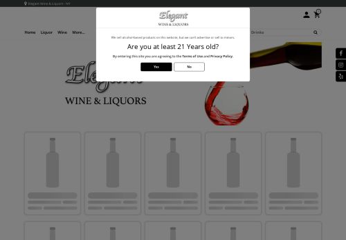 Elegant Wine & Liquors capture - 2024-01-15 10:38:20