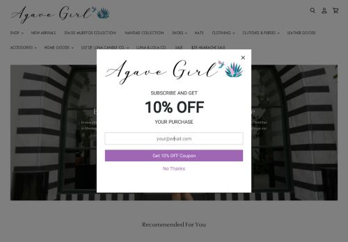 Agave Girl Boutique capture - 2024-01-15 12:18:31