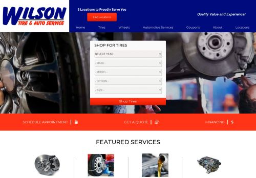 Wilson Tire & Auto Service capture - 2024-01-15 17:40:46