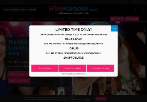 Hire Karaoke capture - 2024-01-15 20:20:40