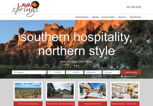 Lava Springs Vacation Rentals capture - 2024-01-15 20:49:01