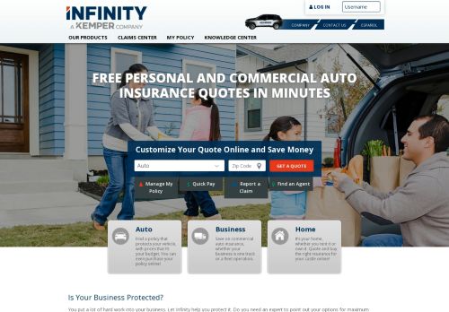 Infinity Insurance capture - 2024-01-16 03:02:02