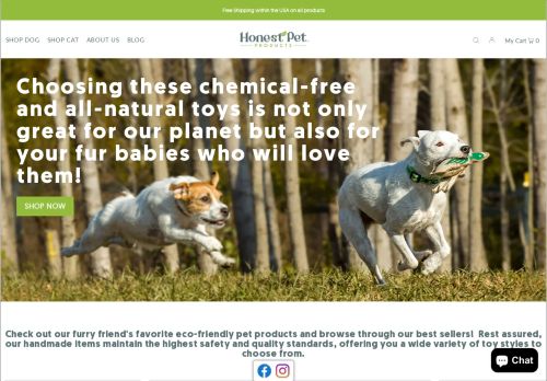 Honest Pet Products capture - 2024-01-16 07:34:25