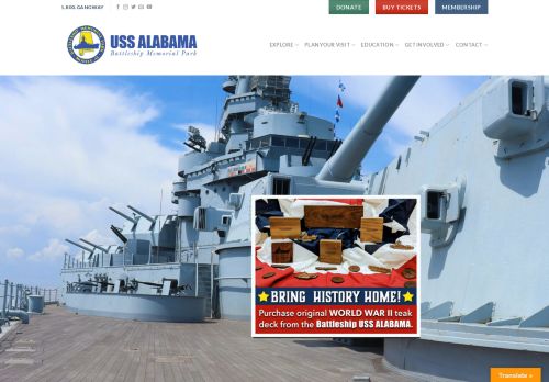 USS Alabama Battleship Memorial Park capture - 2024-01-16 09:15:41