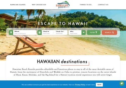 Hawaiian Beach Rental capture - 2024-01-16 09:52:18
