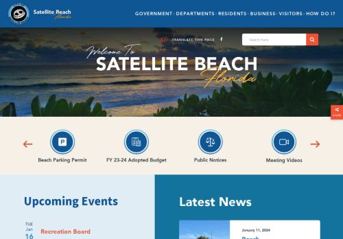 Satellite Beach Florida capture - 2024-01-16 10:01:54