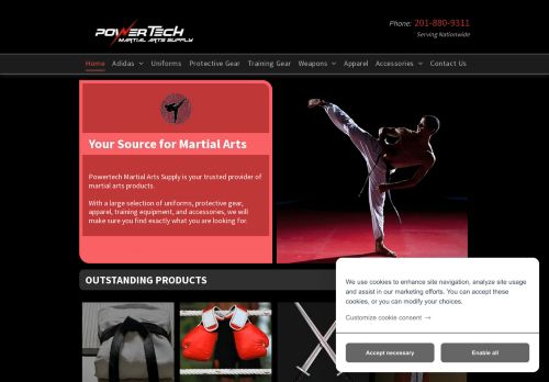 Power Tech Martial Art Supply capture - 2024-01-16 14:16:49