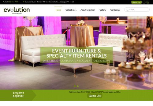 Evolution Event Rentals capture - 2024-01-17 02:39:18