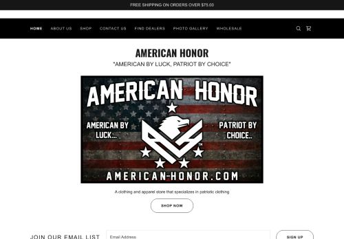 American Honor Clothing capture - 2024-01-17 03:01:07