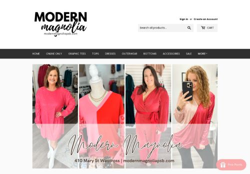 Modern Magnolia Plus Size Boutique capture - 2024-01-17 03:27:50