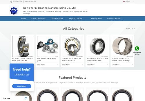New Energy Bearing Manufacturing Co capture - 2024-01-17 09:56:45