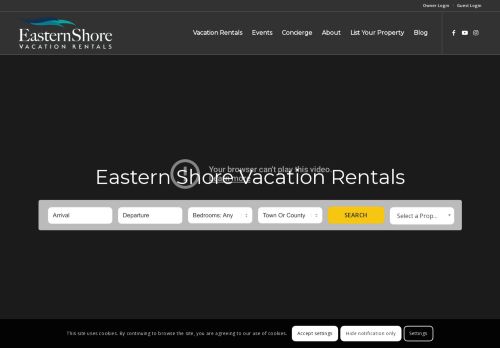 Eastern Shore Vacations capture - 2024-01-17 10:10:30