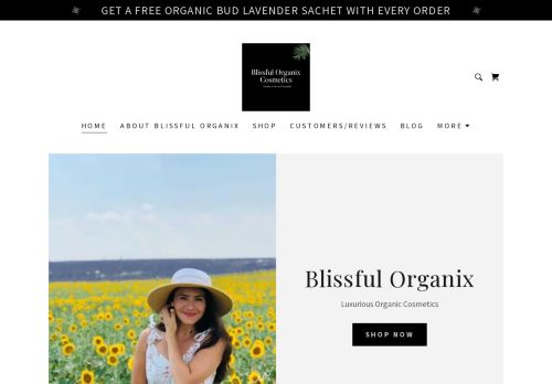 Blissful Organix Cosmetics capture - 2024-01-17 13:03:18