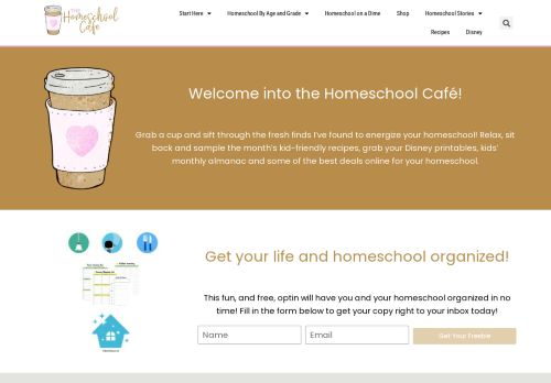 The Homeschool Cafe capture - 2024-01-17 19:51:59