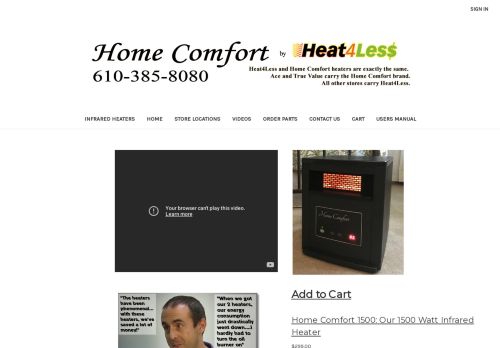 Home Comfort Heater capture - 2024-01-17 23:09:50