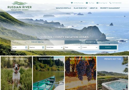 Russian River Vacation Homes capture - 2024-01-18 04:47:35