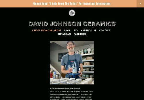 David Johnson Ceramics capture - 2024-01-18 06:04:10