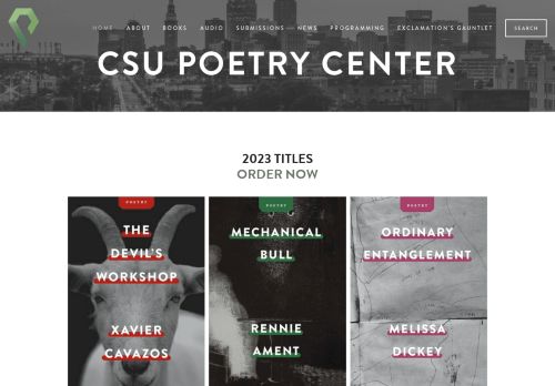 Cleveland State University Poetry Centre capture - 2024-01-18 08:59:13
