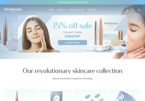 Deminuage Skincare capture - 2024-01-19 14:24:20