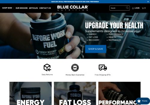 Blue Collar Nutrition capture - 2024-01-19 16:46:49