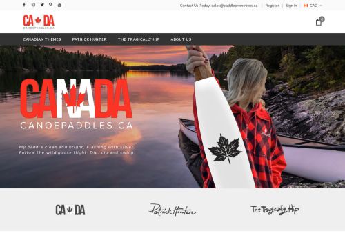 Canada Canoe Paddles capture - 2024-01-19 16:49:15