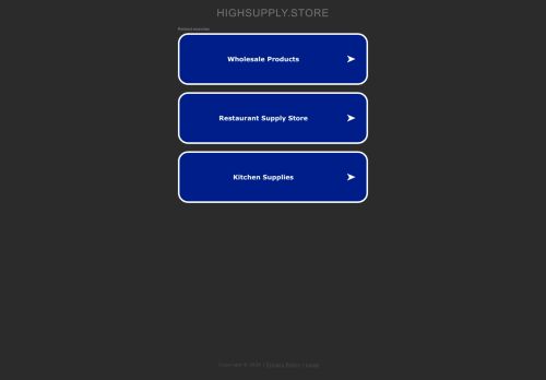 High Supply capture - 2024-01-19 18:21:51