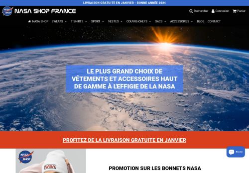 Nasa Shop France capture - 2024-01-19 18:37:00