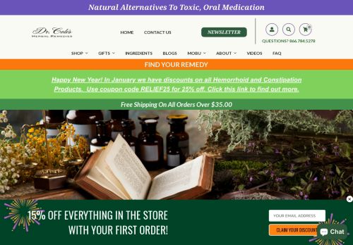 Dr Cole Herbal Remedies capture - 2024-01-20 00:02:45