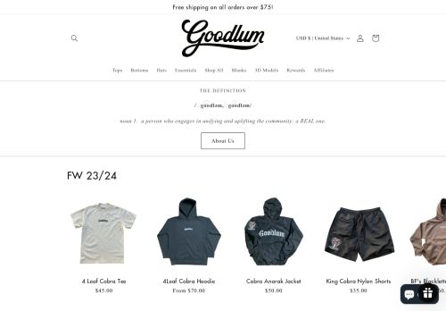 Goodlum Clothing Company capture - 2024-01-20 02:13:05