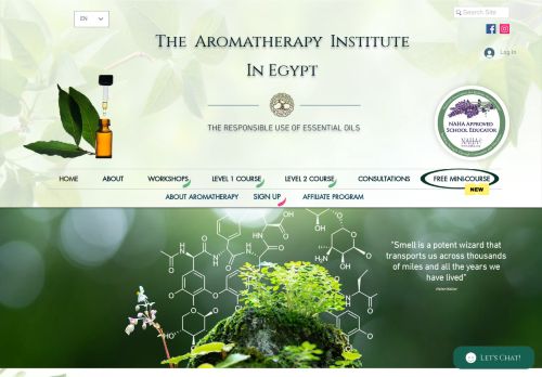 The Aromatherapy Institute In Egypt capture - 2024-01-20 15:24:31