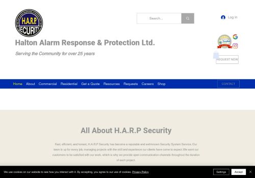 Halton Alarm Response And Protection capture - 2024-01-20 20:44:49