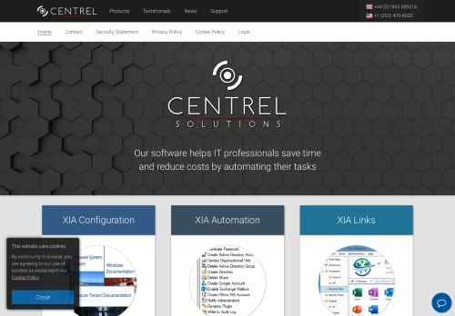 Centrel Solutions capture - 2024-01-21 02:00:10