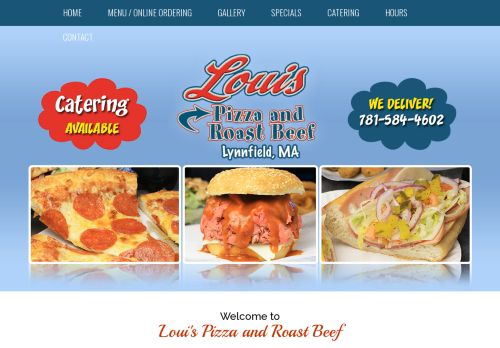 Louis Pizza And Roast Beef capture - 2024-01-21 04:37:29