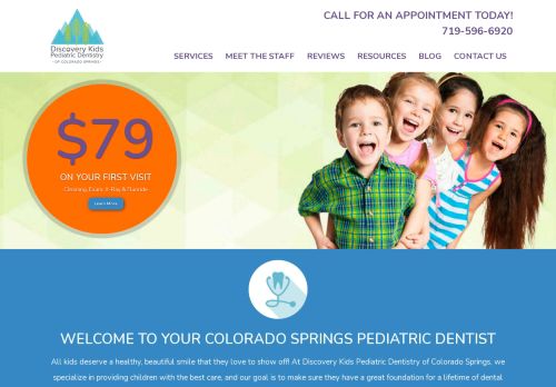 Discovery Kids Pediatric Dentistry Of Colorado Springs capture - 2024-01-21 07:08:14