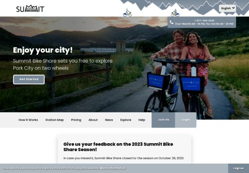 Summit Bike Share capture - 2024-01-21 08:12:03