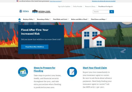 National Flood Insurance Program capture - 2024-01-21 11:41:52