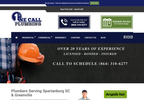 One Call Plumbing capture - 2024-01-21 13:45:39