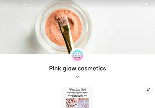 Pink Glow Cosmetics capture - 2024-01-21 14:41:56