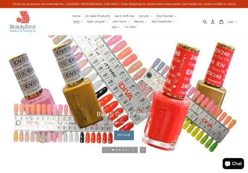 Beauty Zone Nail Supply capture - 2024-01-23 02:34:14