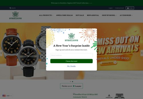 Steeldive Watch Store capture - 2024-01-23 03:38:55