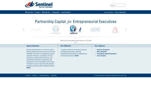 Sentinel Capital Partners capture - 2024-01-24 01:51:39