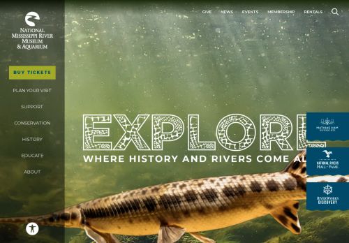 National Mississippi River Museum & Aquarium capture - 2024-01-24 10:07:06