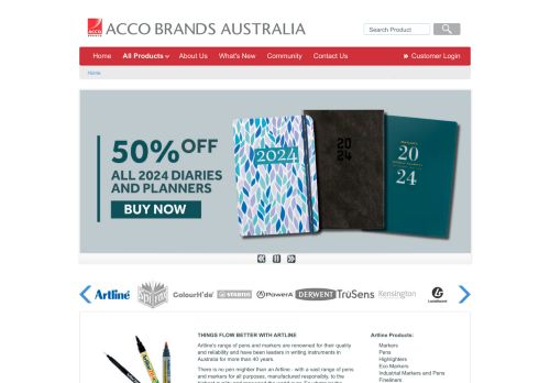 Acco Brands capture - 2024-01-24 10:39:23