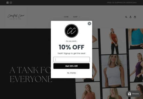 Comfort Cove Clothing capture - 2024-01-24 11:22:12