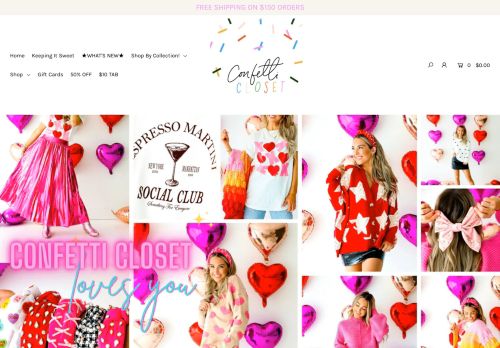 Shop Confetti Closet capture - 2024-01-24 17:29:25