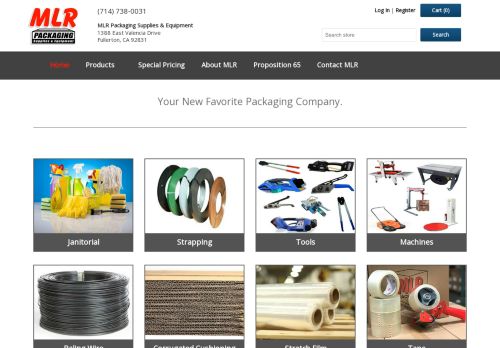 MLR Packaging Supplies & Equipment capture - 2024-01-24 22:31:47