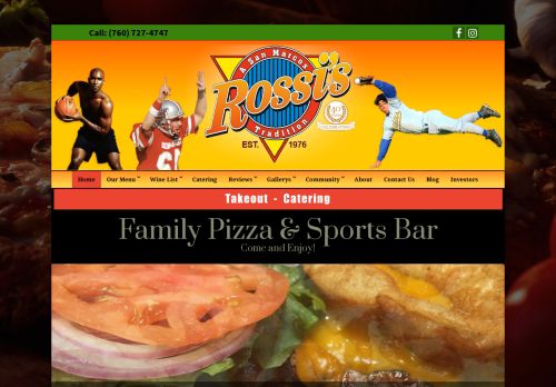 Rossis Family Pizza & Sports Bar capture - 2024-01-25 16:40:14